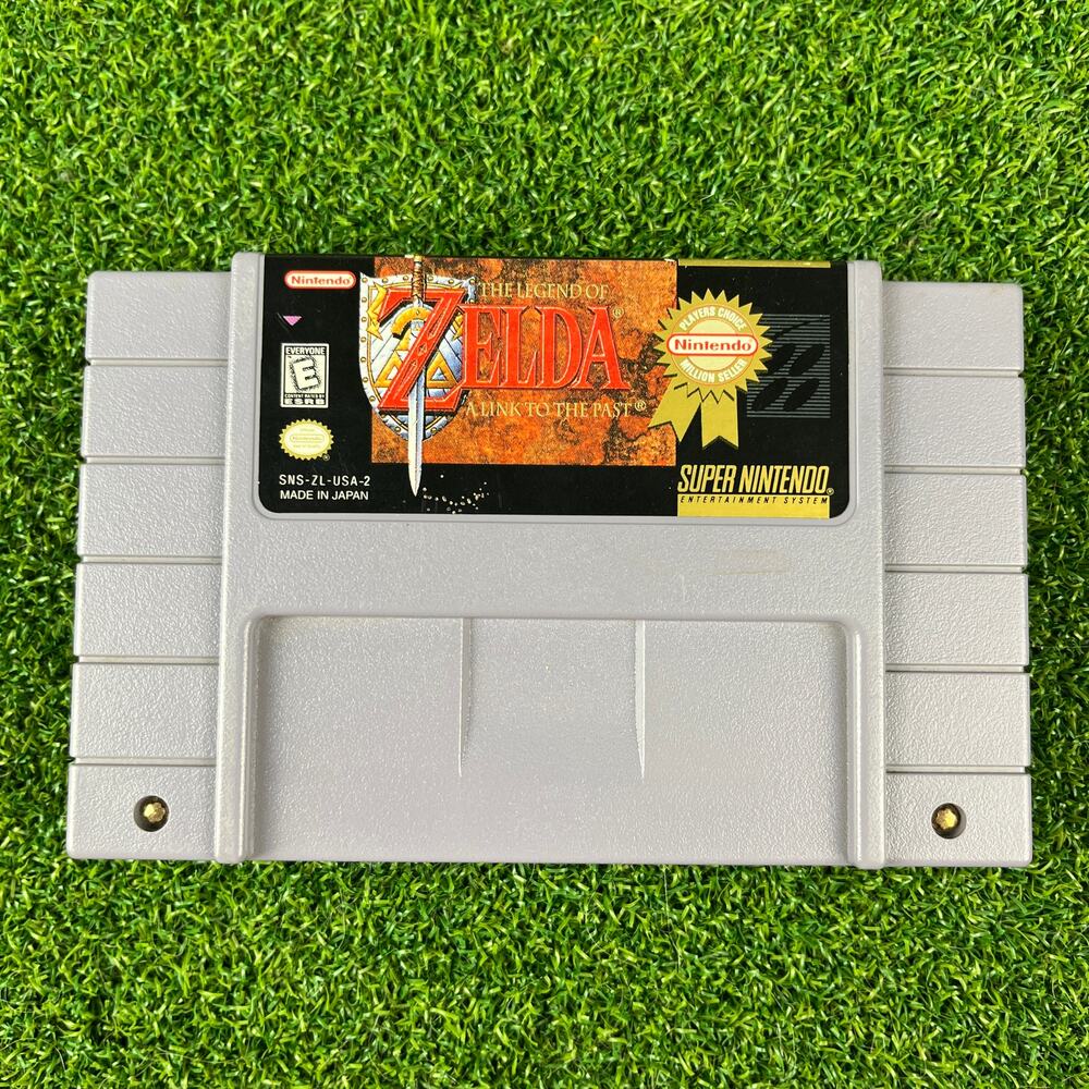 The Legend of Zelda A Link to the Past Player's Choice SNES Tested Working Saves